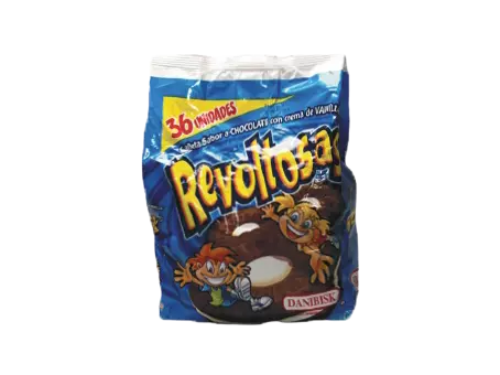 GALLETAS REVOLTOSA CHOCO VAINILLA