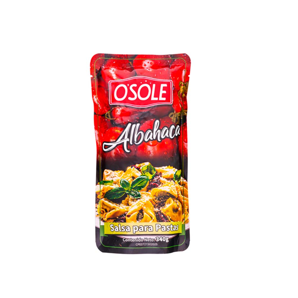 SALSA OSOLE ALBAHACA 340GR