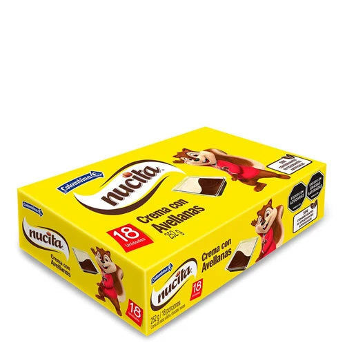 NUCITA NUTTELINI 168GR DISPLEY