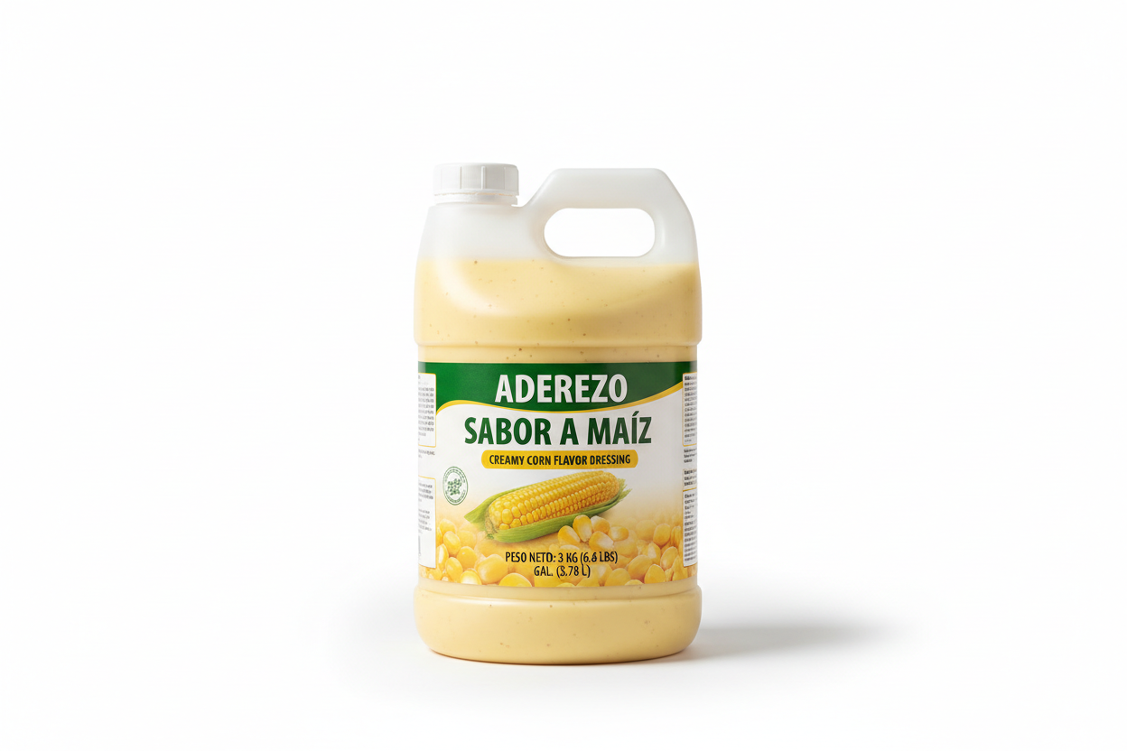ADEREZO SABOR A MAIZ GALON 3KG x 4 und