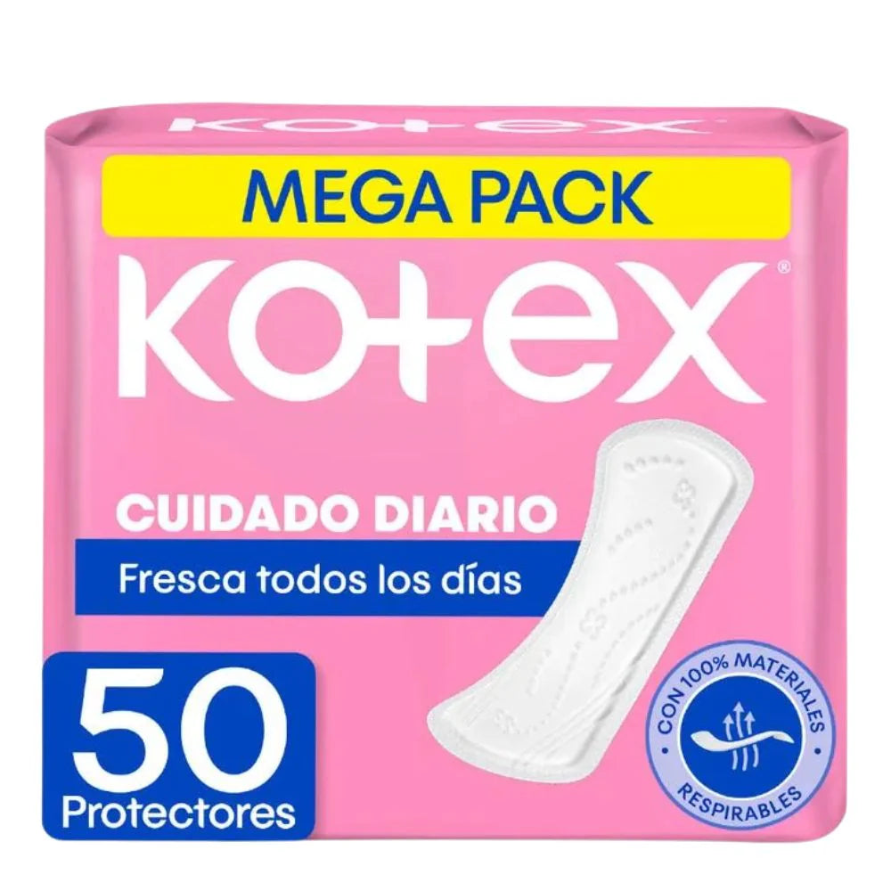 PROTECTORES KOTEX USO DIARIO 50 Und