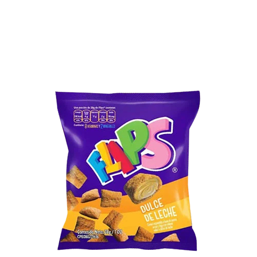FLIPS DULCE DE LECHE 28GR