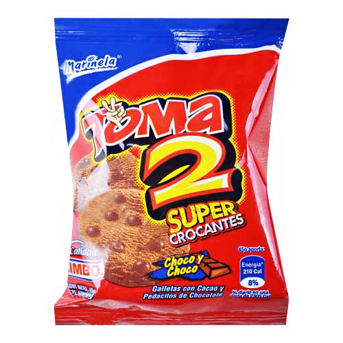 GALLETA TOMA2 CHOCO Y CHOCO