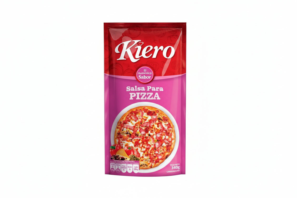 SALSA PARA PIZZA KIERO 340GR X
