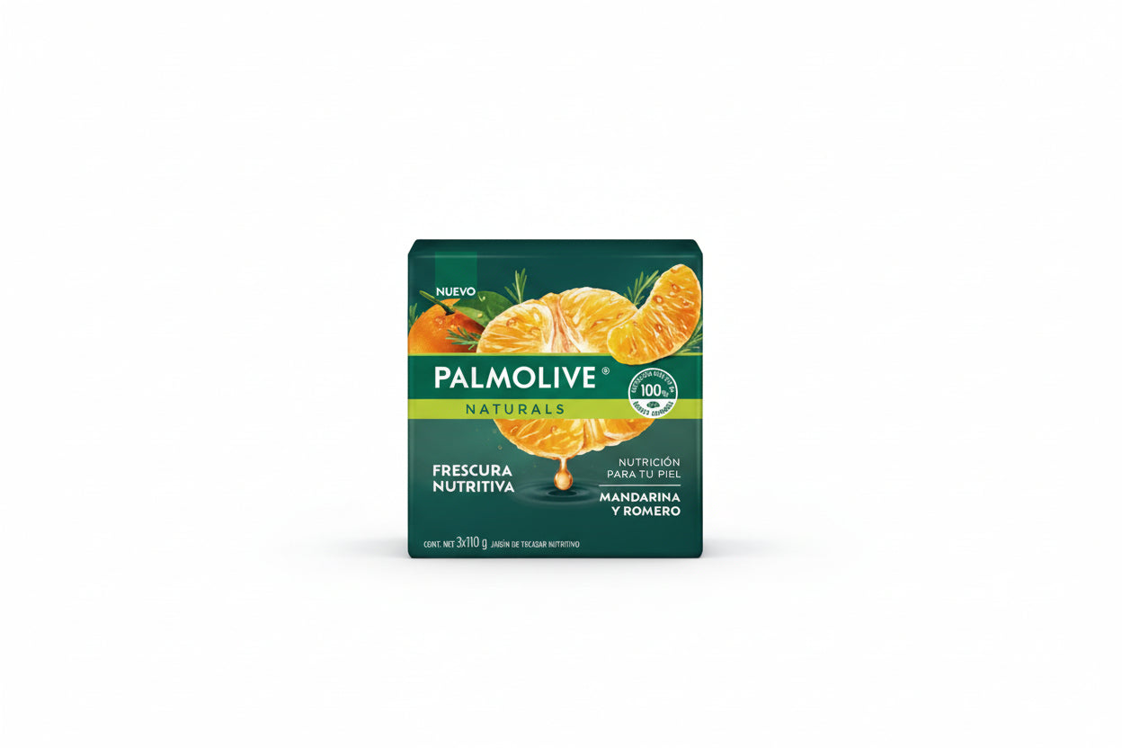 JABON DE BAÑO PALMOLIVE MANDARINA 3 Und