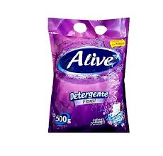 JABON EN POLVO ALIVE MORADO 500GR