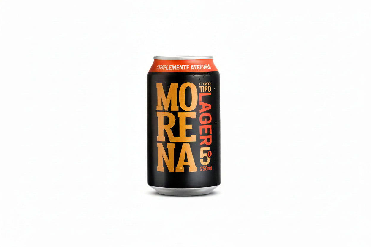CERVEZA MORENA LATA 250ML