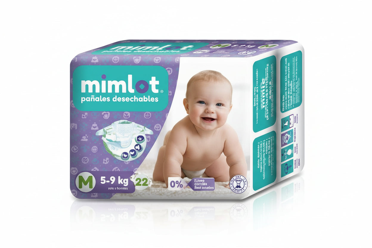 PAÑALES MIMLOT TALLA M