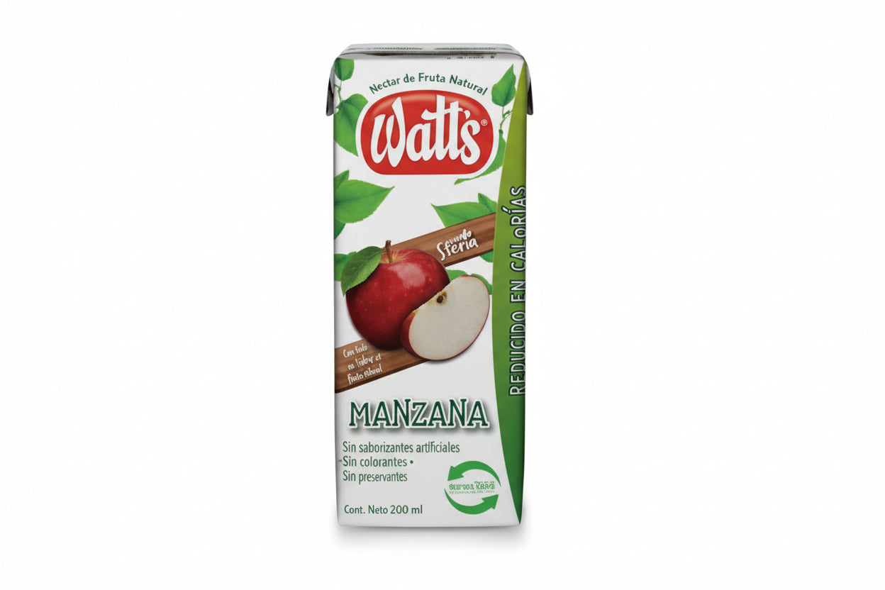 JUGO DE MANZANA WATTS 200ML