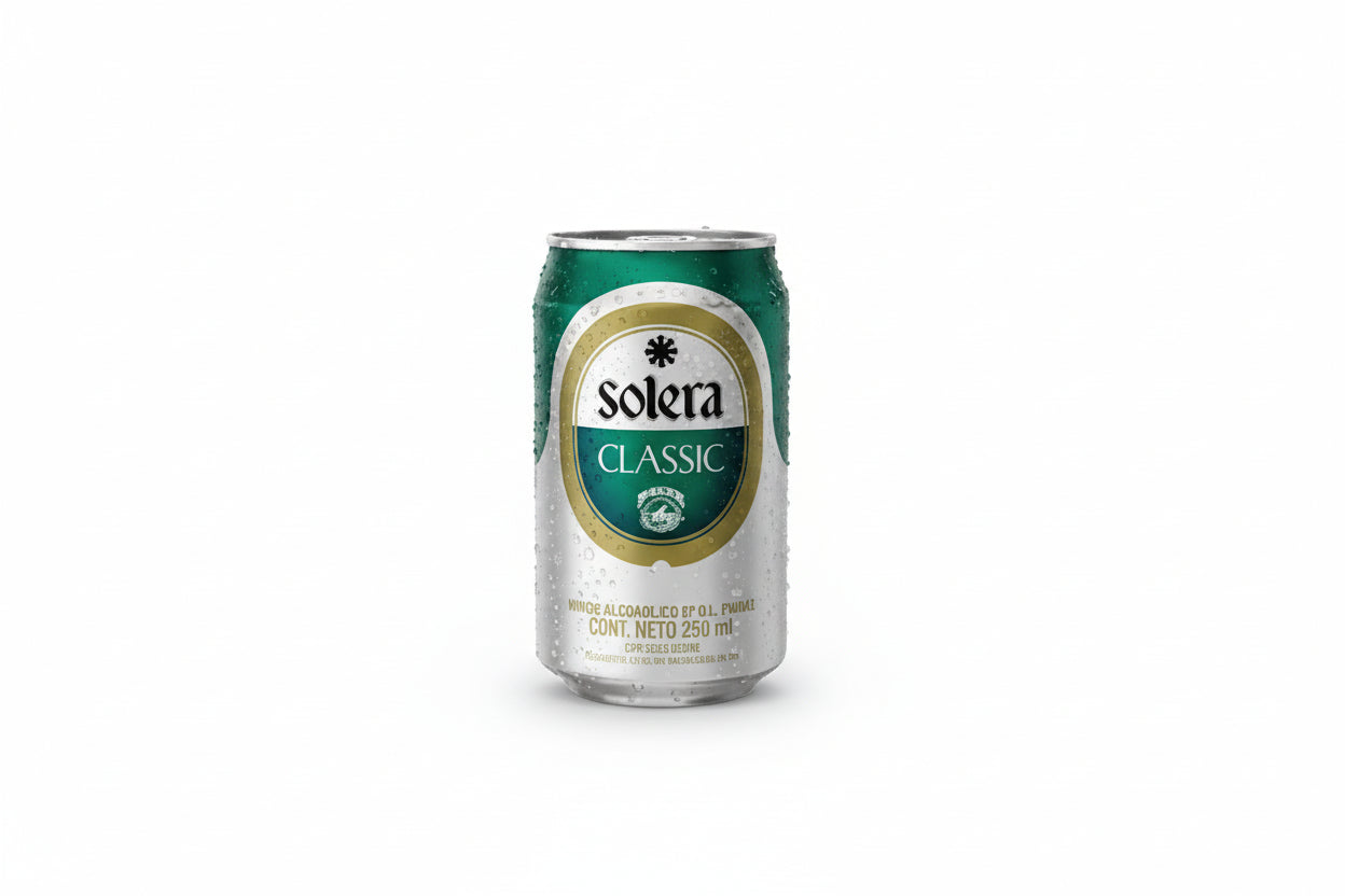 CERVEZA SOLERA VERDE LATA 250ML