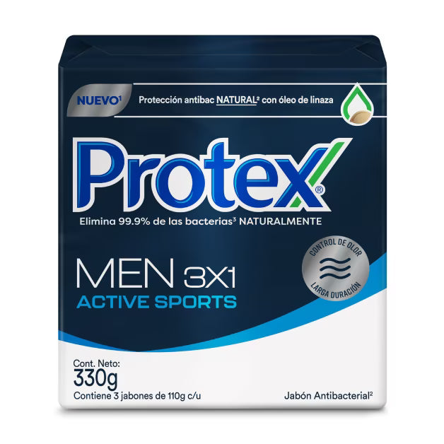 JABON DE BAÑO PROTEX MEN TRIPACK