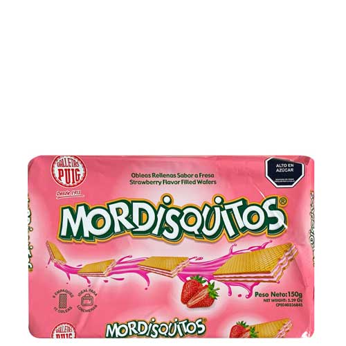 GALLETA MORDISQUITOS FRESA 150g