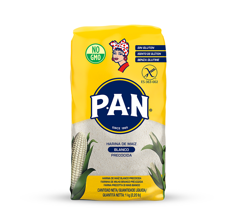 Harina Pan De Maíz Blanco 1 Kg