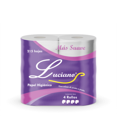 PAPEL HIGIENICO LUCIANO 215 HOJAS