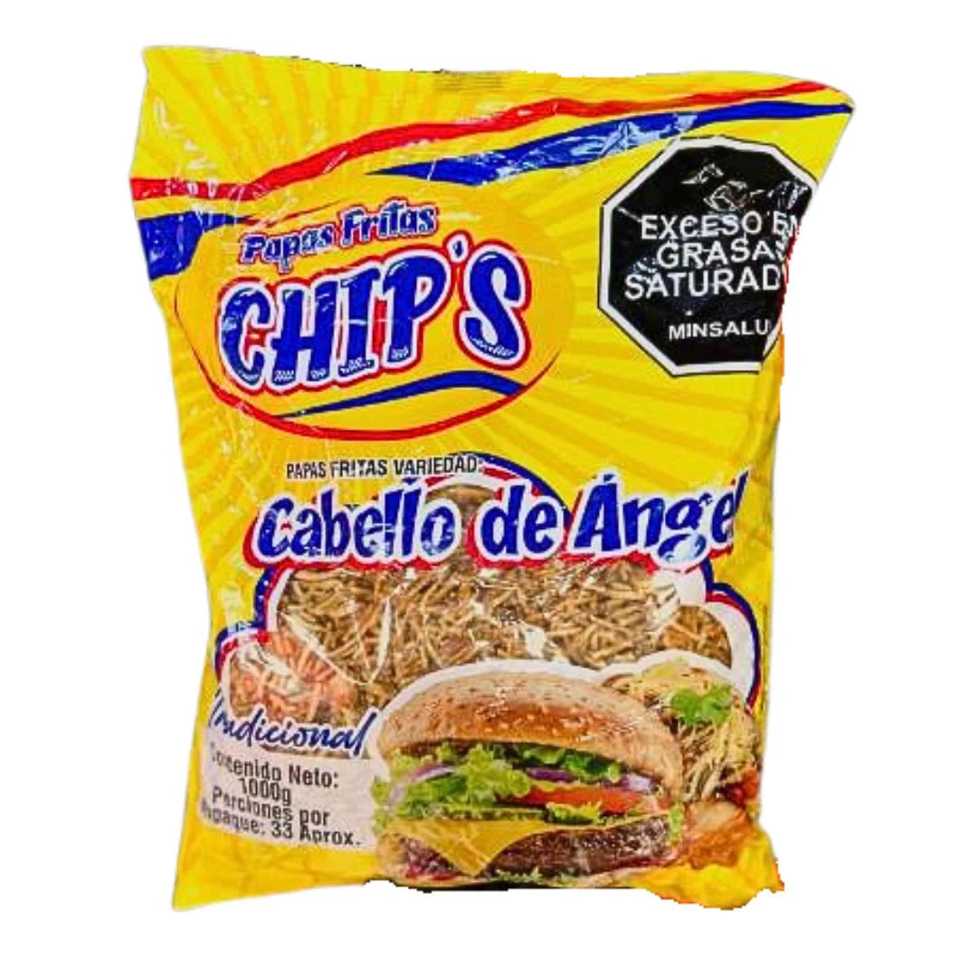 PAPAS FRITAS CABELLO DE ANGEL 1000 GR