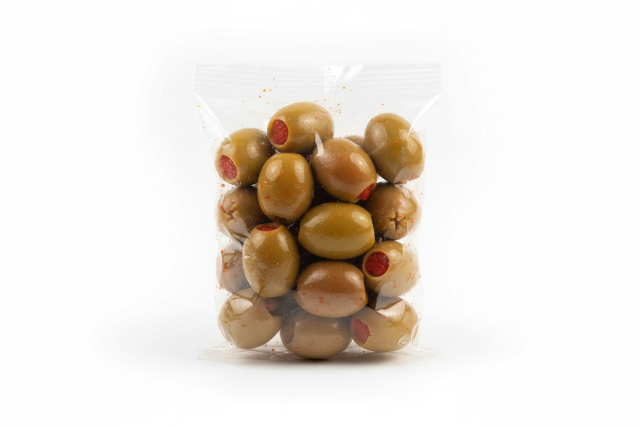 ACEITUNAS VERDES DE PIMENTON 180GR