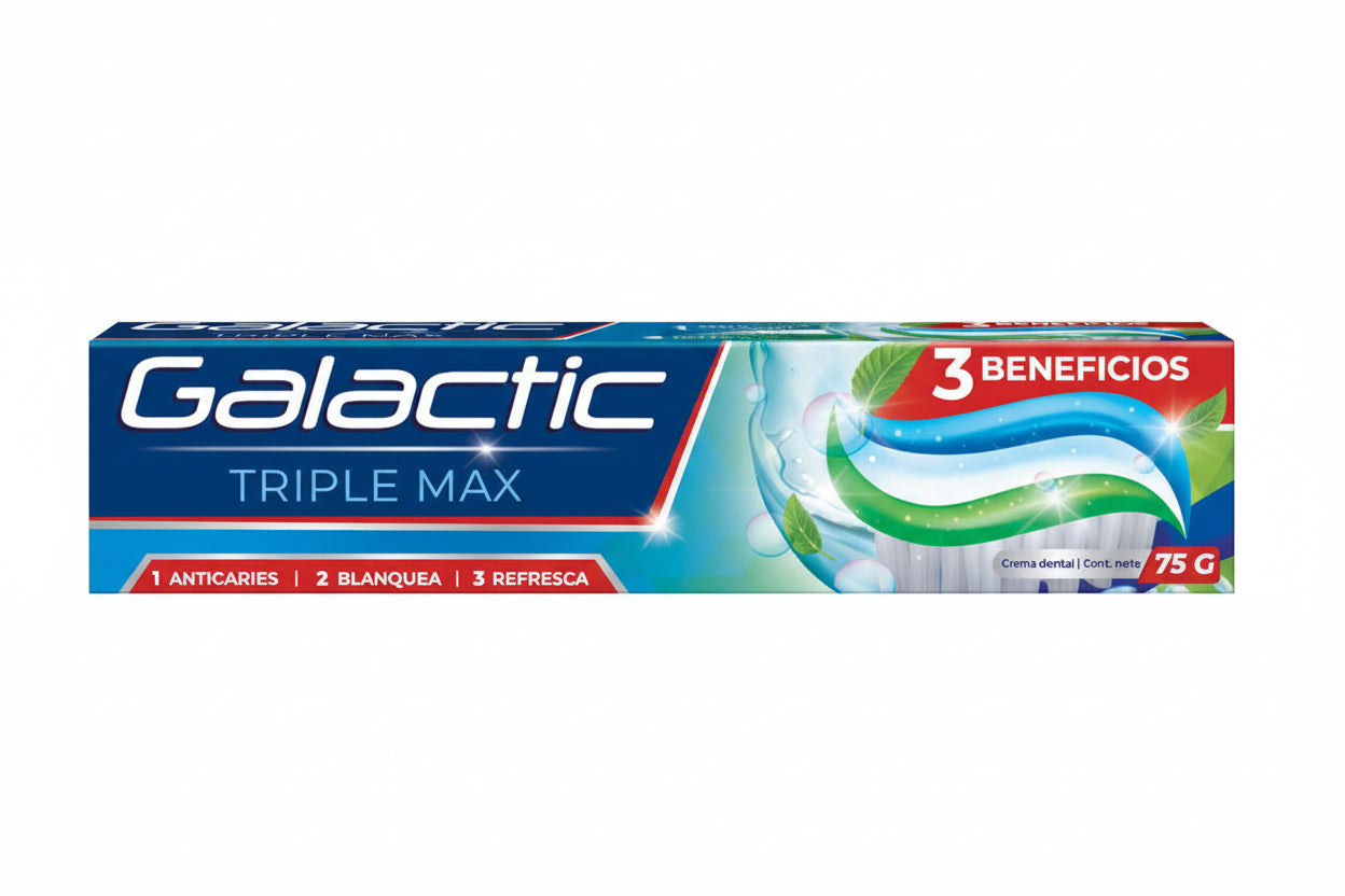 CREMA DENTAL GALACTIC TRIPLE MAX 75GR