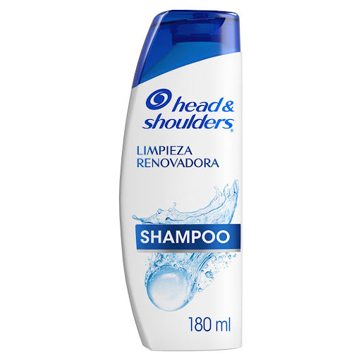 SHAMPOO HEAD & SHOULDERS LIMPIEZA RENOVADORA 180ML