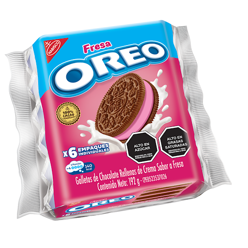 GALLETA OREO FRESA 192GR 6UND